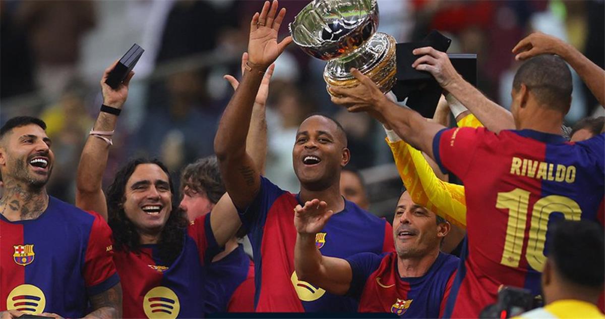 فيديو | رونالدينيو يتألق وبرشلونة يهزم ريال مدريد في كلاسيكو الأساطير