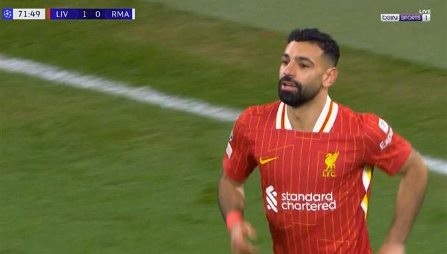 ملخص لمسات محمد صلاح امام ريال مدريد في دوري ابطال اوروبا