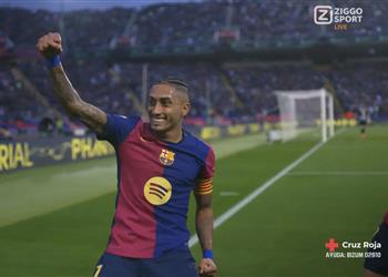 فيديو رافينها يسجل هدف برشلونة الثاني أمام إسبانيول