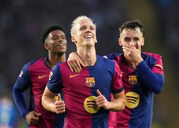 فيديو يواصل التألق أولمو يسجل هدف برشلونة الثالث أمام إسبانيول