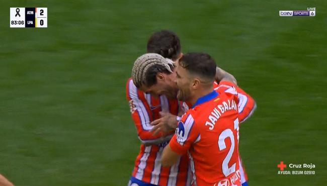 اهداف مباراة اتلتيكو مدريد ولاس بالماس 2 0 الدوري الاسباني