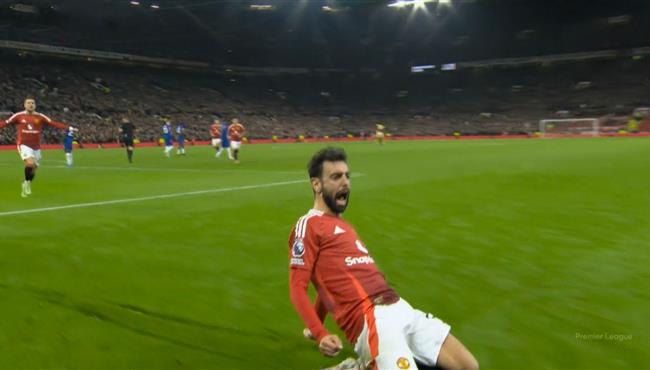 هدف برونو فيرنانديز في مرمي تشيلسي بالدوري الانجليزي