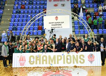 الاتحاد السكندري يفوز على المنامة ويتوج بـ كأس السوبر المصري البحريني لكرة السلة