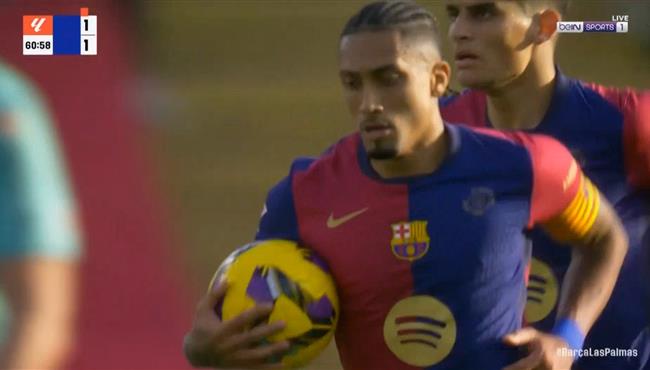 هدف رافينيا الرائع في مرمي لاس بالماس بالدوري الاسباني