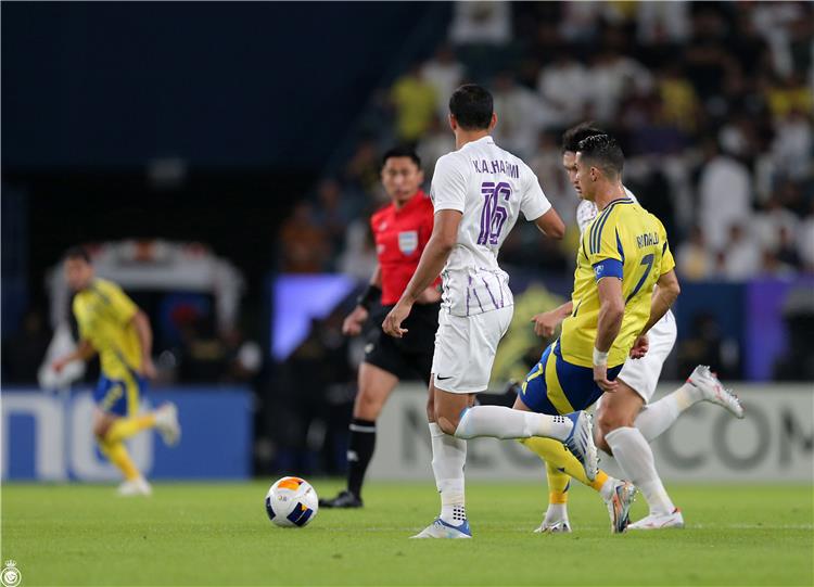 رونالدو في مباراة النصر والعين