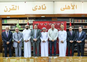 الأهلي يوقع بروتوكول تعاون مع نادي النهضة بحضور الخطيب