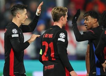 ترتيب هدافي دوري أبطال أوروبا بعد هدفي ليفاندوفسكي في مباراة برشلونة والنجم الأحمر