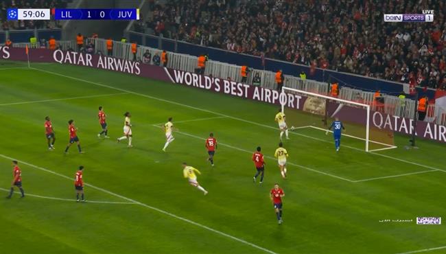 اهداف مباراة يوفنتوس وليل 1 1 دوري ابطال اوروبا