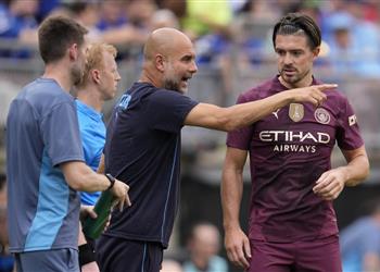 بطريقة باردة جوارديولا يرد على استدعاء جريليش لـ إنجلترا رغم غيابه عن مانشستر سيتي