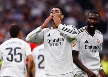فيديو بيلينجهام يسجل هدف ريال مدريد الثاني أمام أوساسونا