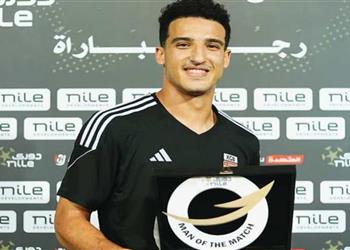 أحمد العش مهاجمو المصري أقوياء جد ا ولا أستحق رجل المباراة وحدي