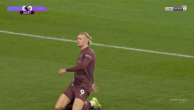 هدف هالاند في مرمي برايتون بالدوري الانجليزي