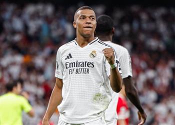 فيديو بشكل رائع مبابي يسجل هدف ريال مدريد الثاني أمام خيتافي