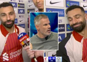 بعدما وصفه بـ الأناني محمد صلاح يشعل الخلاف مع جيمي كاراجر بطريقة ساخرة