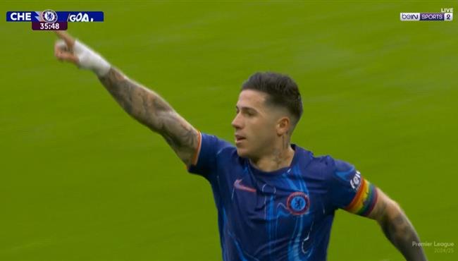 هدف انزو فرنانديز في مرمي اسون فيلا بالدوري الانجليزي