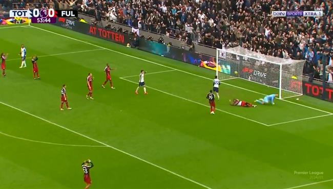 اهداف مباراة توتنهام وفولهام 1 1 الدوري الانجليزي