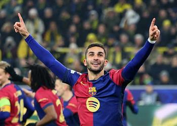 فيديو بالوقت القاتل فيران توريس يسجل هدف برشلونة الثالث أمام بوروسيا دورتموند