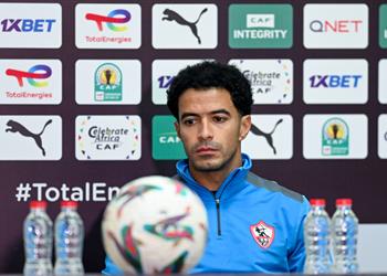 عمر جابر مباراة الزمالك والمصري ستحدد شكل المجموعة في الكونفدرالية