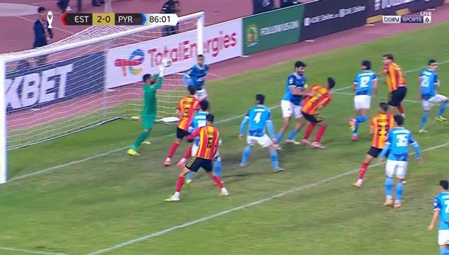 انقاذ رائع من احمد الشناوي لمرمي بيراميدز من هدف محقق للترجي