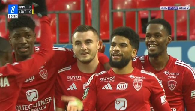 اهداف مباراة نانت وبريست 1 4 الدوري الفرنسي