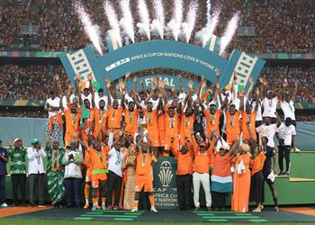 جوائز الكاف 2024 كوت ديفوار أفضل منتخب في إفريقيا