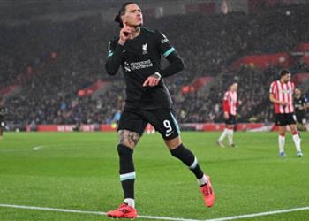 فيديو نونيز يسجل هدف ليفربول الأول أمام ساوثهامبتون