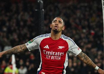 فيديو هاتريك جيسوس يقود آرسنال لنصف نهائي كأس كاراباو أمام كريستال بالاس