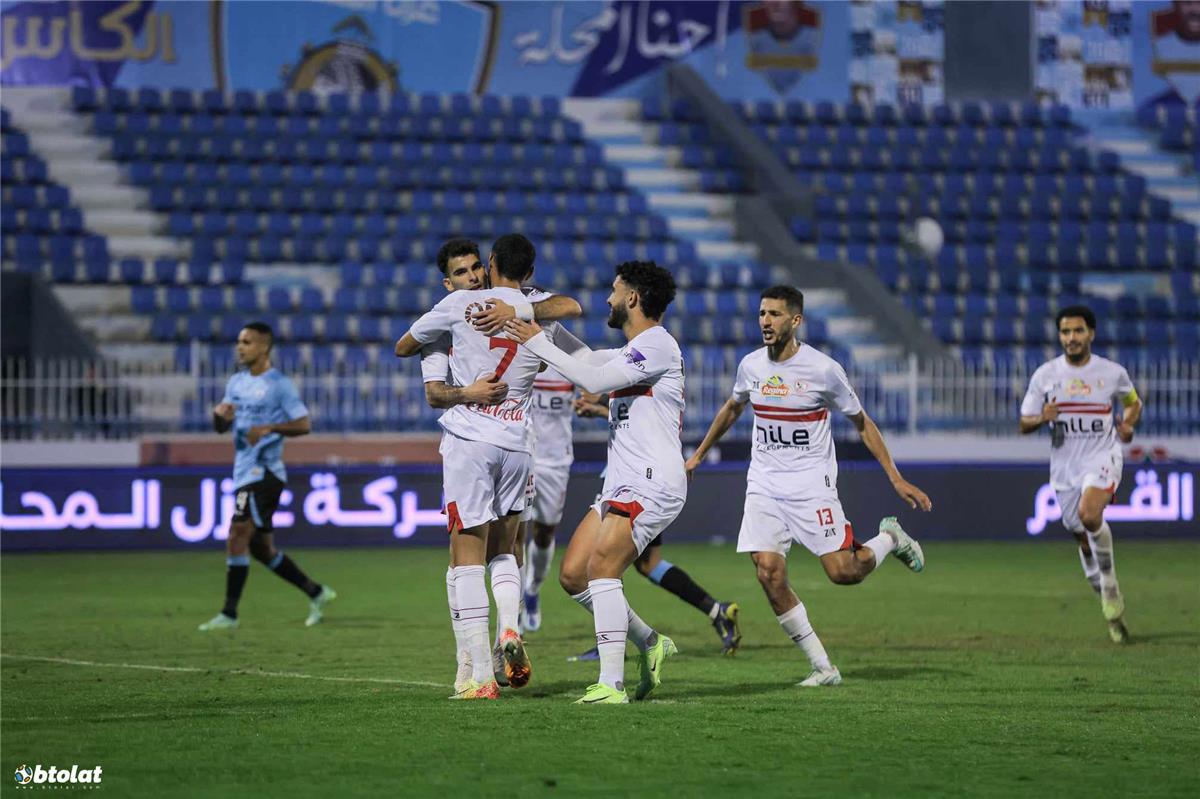 فيديو | زيزو وحسام عبد المجيد يسجلان هدفي الزمالك الثالث والرابع أمام غزل المحلة