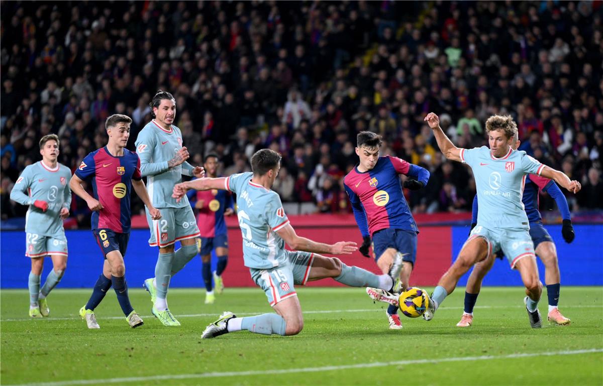 فيديو | بيدري يسجل هدف برشلونة الأول أمام أتلتيكو مدريد