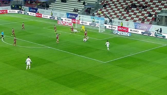 هدف الامارات الملغي امام قطر في كأس الخليج