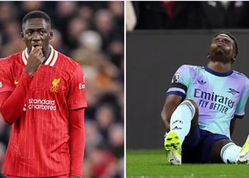 إبراهيما كوناتي يلوم مشجع ليفربول على الشماتة في ساكا