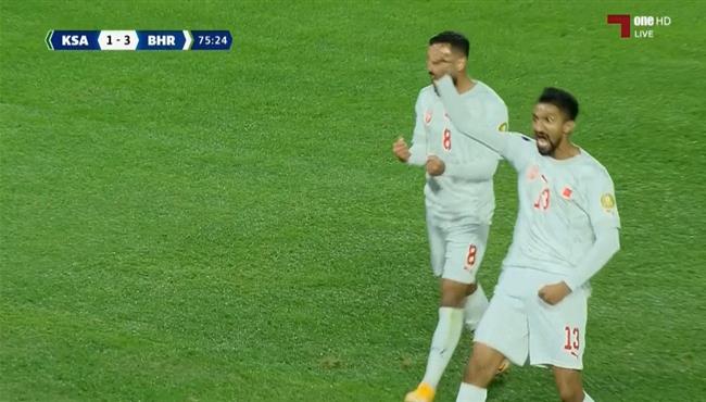 هدف البحرين الثالث الرائع في مرمي السعودية بكأس الخليج