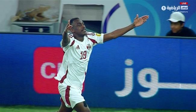 هدف المعز علي في مرمي عمان بكاس الخليج