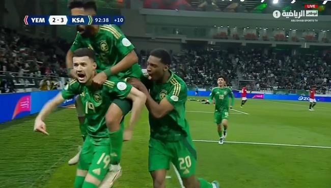 اهداف مباراة السعودية واليمن 3 2 كأس الخليج