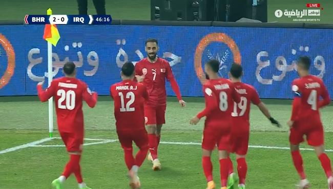 اهداف مباراة العراق والبحرين 0 2 كأس الخليج
