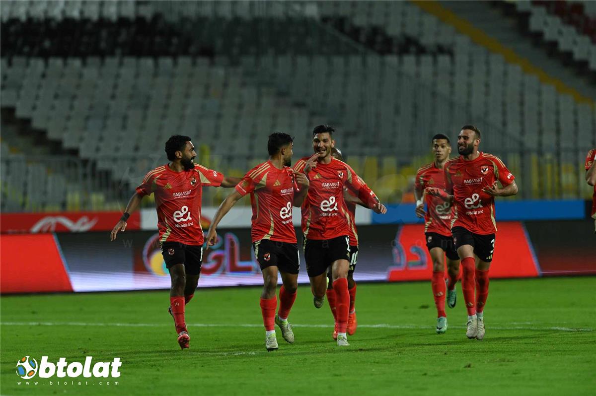 فيديو | يحيى عطية الله يسجل هدف الأهلي الأول أمام المصري