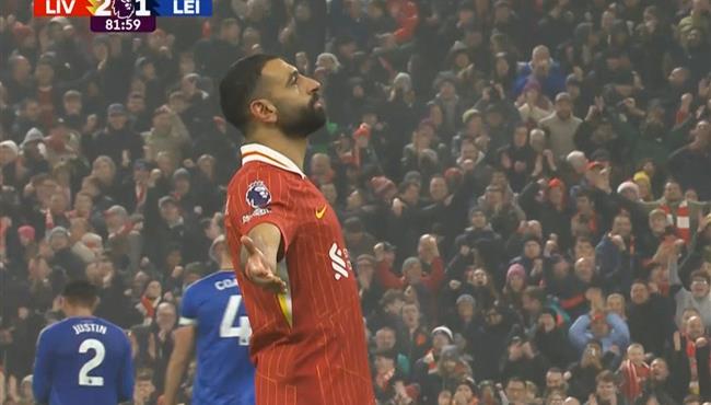 هدف محمد صلاح الرائع في مرمي ليستر سيتي بالدوري الانجليزي