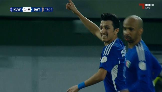 هدف محمد دحام الرائع في مرمي قطر بكاس الخليج