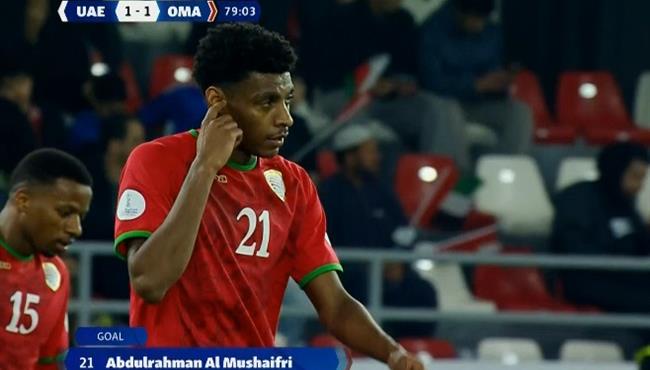 هدف تعادل عمان مع الامارات (1-1) كأس الخليج