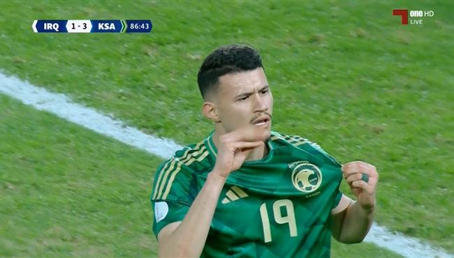 هدف عبدالله الحمدان الثاني في مرمي العراق بكاس الخليج