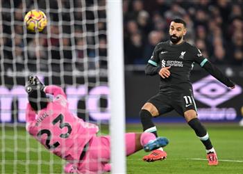 ترتيب هدافي الدوري الإنجليزي بعد هدف محمد صلاح أمام وست هام