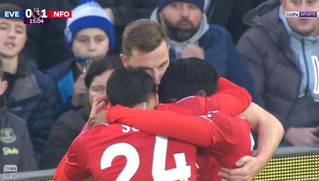 هدف كريستوفر وود الرائع في مرمي ايفرتون بالدوري الانجليزي