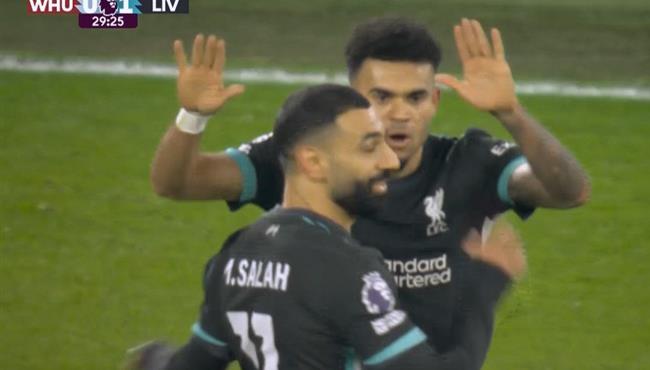 هدف ليفربول الاول في مرمي وست هام بالدوري الانجليزي