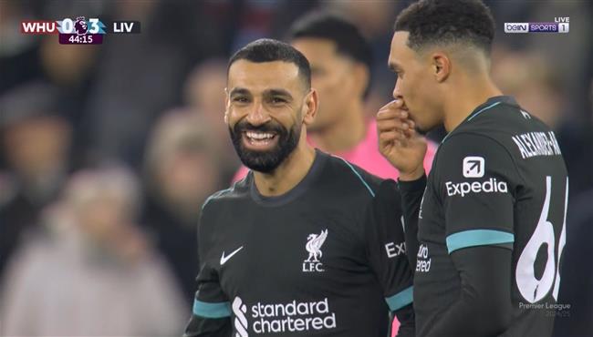 هدف محمد صلاح الرائع في مرمي وست هام بالدوري الانجليزي