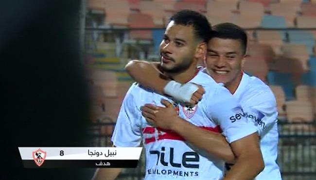 هدف الزمالك الثاني في مرمي الاتحاد السكندري بالدوري المصري