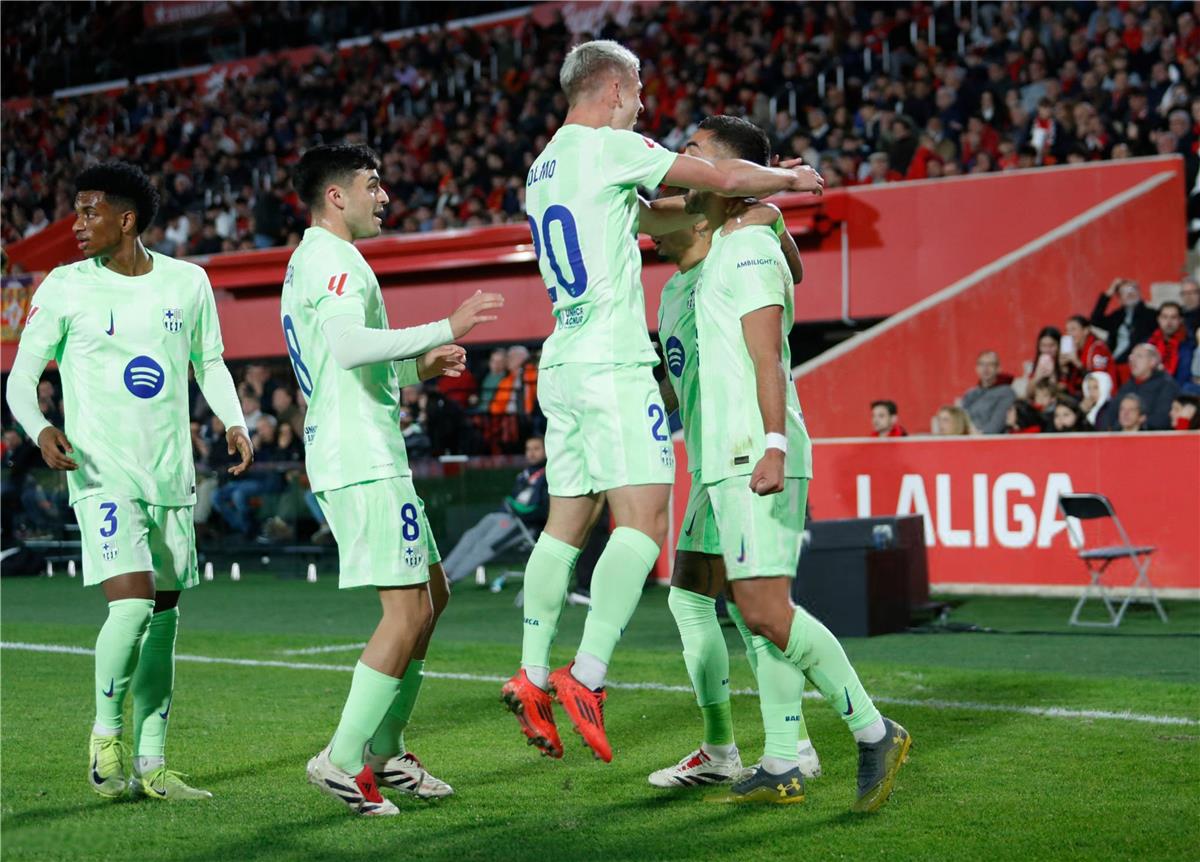 فيديو | بعد خطأ فادح.. فيران توريس يسجل هدف برشلونة الأول أمام مايوركا