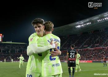 فيديو باو فيكتور يسجل هدف برشلونة الخامس أمام مايوركا