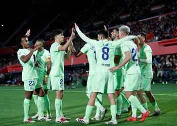 رجل مباراة برشلونة ومايوركا في الدوري الإسباني