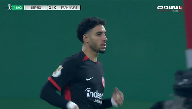 ملخص لمسات عمر مرموش في مباراة فرانكفورت ولايبزبج بكأس المانيا