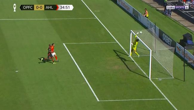 محمد الشناوي ينقذ فرصة هدف امام أورلاندو بايريتس بدوري ابطال افريقيا